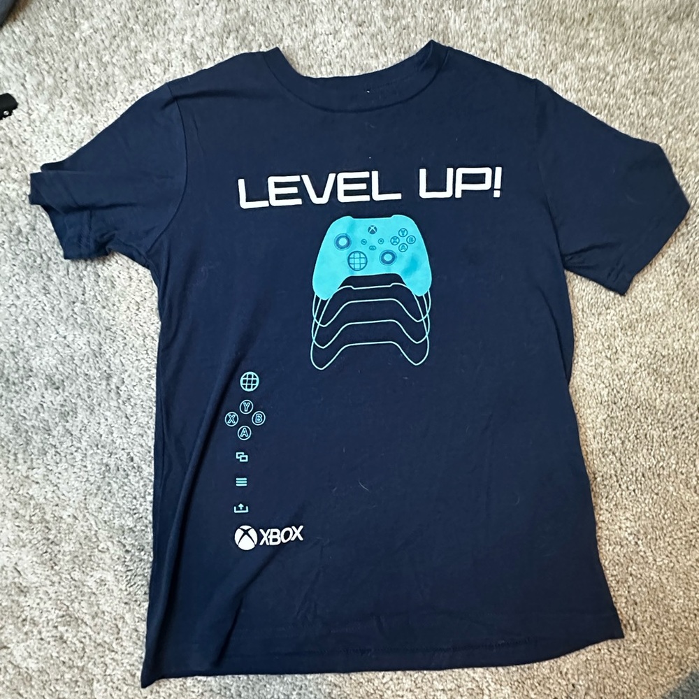 Like new Navy Blue Xbox Kids Gaming T-Shirt